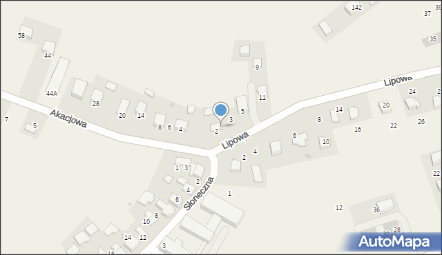 Więckowice, Lipowa, 1, mapa Więckowice