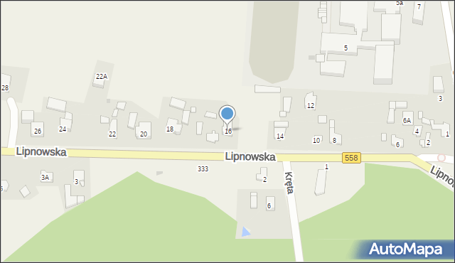 Wielgie, Lipnowska, 16, mapa Wielgie