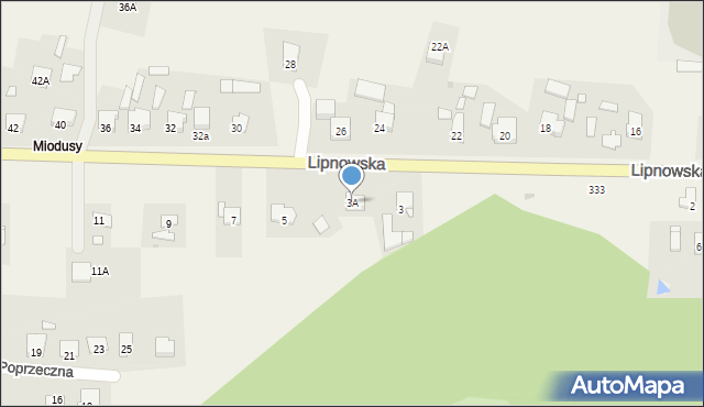 Wielgie, Lipnowska, 3A, mapa Wielgie
