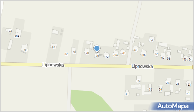 Wielgie, Lipnowska, 76, mapa Wielgie