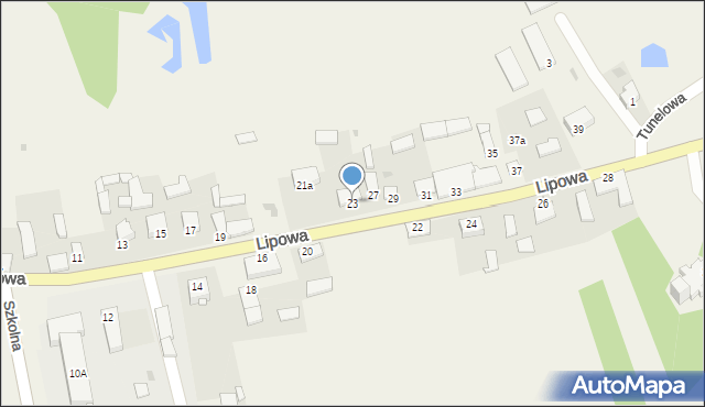 Wieliczki, Lipowa, 23, mapa Wieliczki