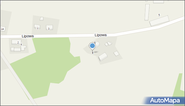 Wierzchowice, Lipowa, 8, mapa Wierzchowice