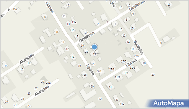 Wilkowice, Lipowa, 23, mapa Wilkowice