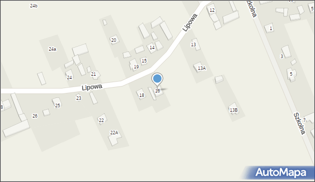 Wojciechowice, Lipowa, 16, mapa Wojciechowice