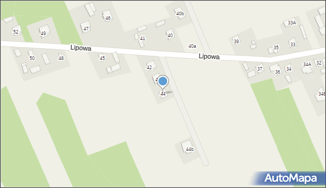 Wojciechowice, Lipowa, 44, mapa Wojciechowice