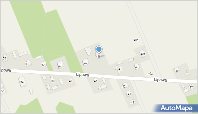 Wojciechowice, Lipowa, 46, mapa Wojciechowice