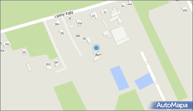 Wołomin, Lipiny Kąty, 38d, mapa Wołomin