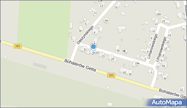 Ząbkowice Śląskie, Limanowskiego Bolesława, 27, mapa Ząbkowice Śląskie