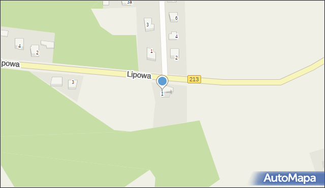 Żarnowiec, Lipowa, 1, mapa Żarnowiec