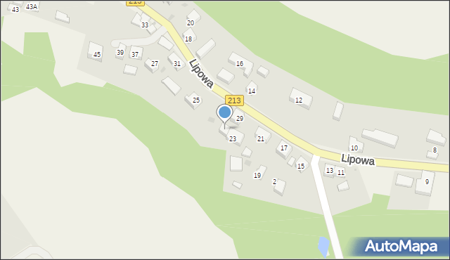 Żarnowiec, Lipowa, 23b, mapa Żarnowiec