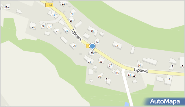 Żarnowiec, Lipowa, 29, mapa Żarnowiec