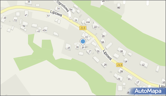 Żarnowiec, Lipowa, 37, mapa Żarnowiec