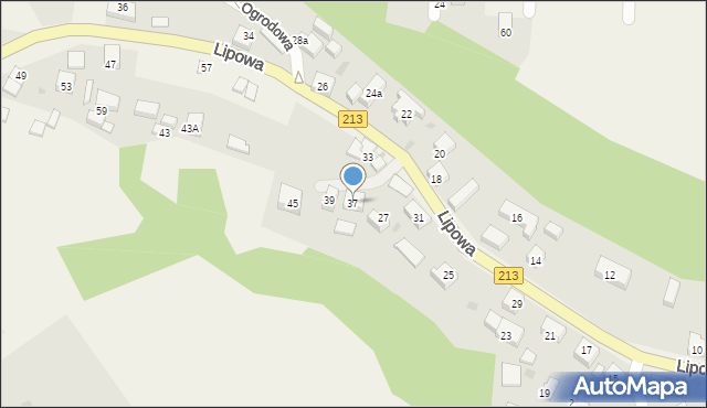 Żarnowiec, Lipowa, 37, mapa Żarnowiec