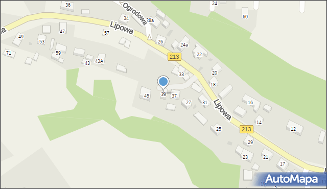 Żarnowiec, Lipowa, 39, mapa Żarnowiec