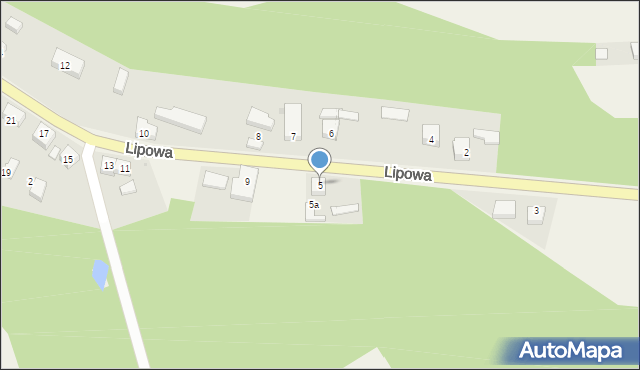 Żarnowiec, Lipowa, 5, mapa Żarnowiec