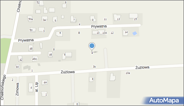 Żelechów, Limonki, 4, mapa Żelechów
