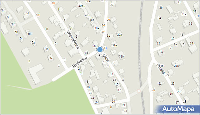 Zgierz, Lisia, 3, mapa Zgierz