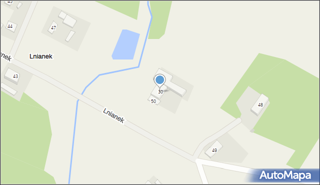 Lnianek, Lnianek, 30, mapa Lnianek