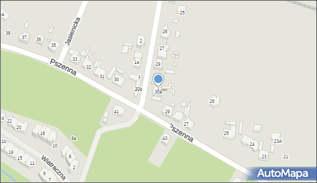 Szczecin, Lniana, 30a, mapa Szczecina