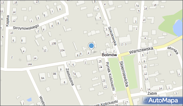 Bolimów, Łowicka, 4A, mapa Bolimów