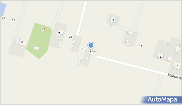 Bramki, Łódzka, 21, mapa Bramki