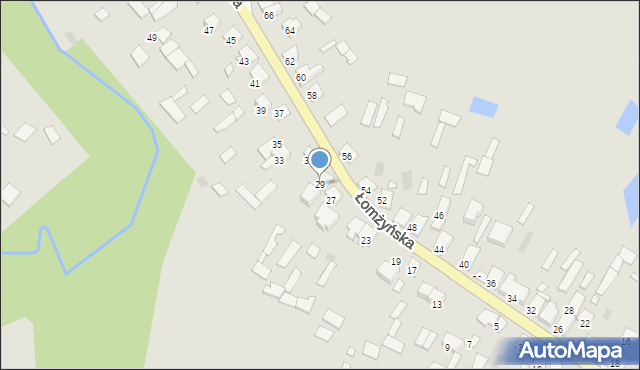 Ciechanowiec, Łomżyńska, 29, mapa Ciechanowiec