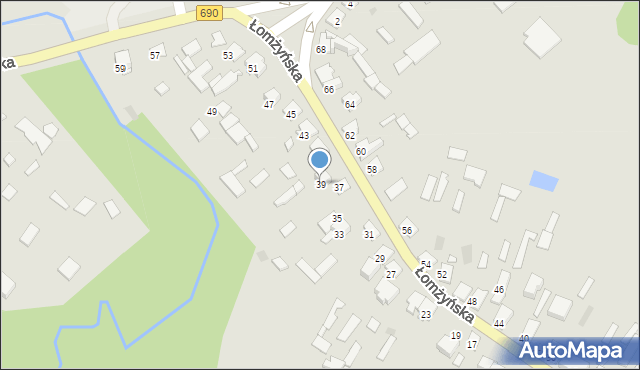 Ciechanowiec, Łomżyńska, 39, mapa Ciechanowiec