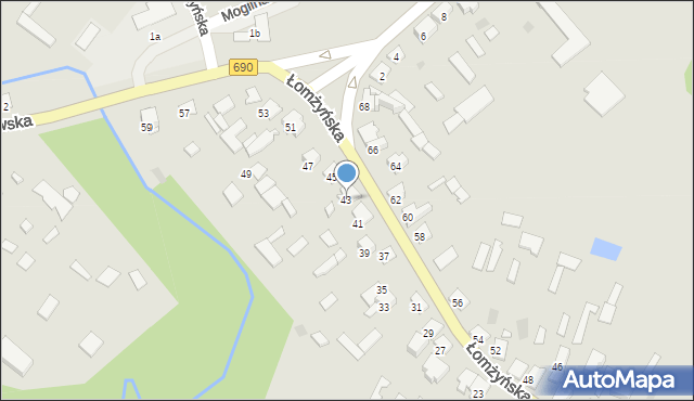 Ciechanowiec, Łomżyńska, 43, mapa Ciechanowiec