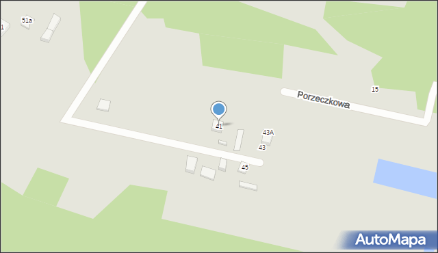 Czersk, Łosińska, 41, mapa Czersk