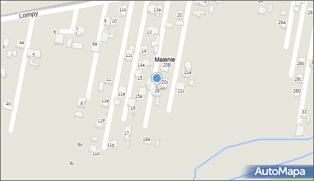 Czerwionka-Leszczyny, Lompy Józefa, 19, mapa Czerwionka-Leszczyny