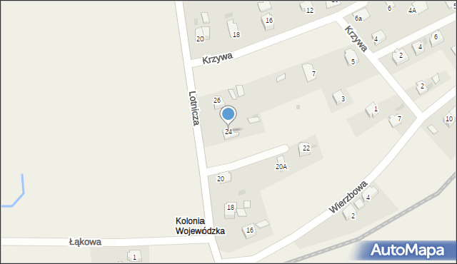 Goleszów, Lotnicza, 24, mapa Goleszów