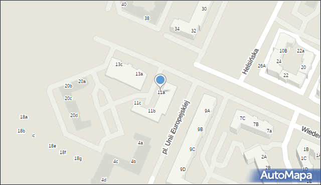 Gorzów Wielkopolski, Londyńska, 11a, mapa Gorzów Wielkopolski