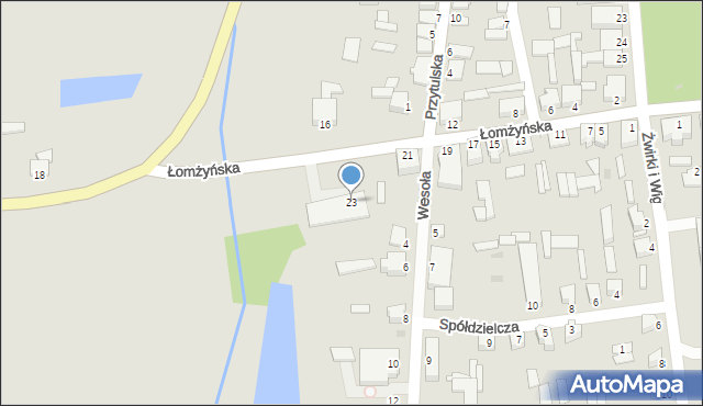 Jedwabne, Łomżyńska, 23, mapa Jedwabne