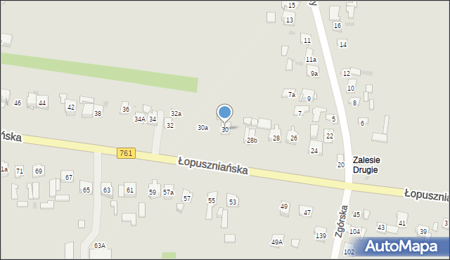 Kielce, Łopuszniańska, 30, mapa Kielc