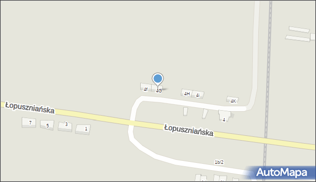 Kielce, Łopuszniańska, 4G, mapa Kielc