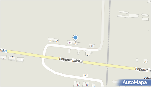 Kielce, Łopuszniańska, 4i, mapa Kielc