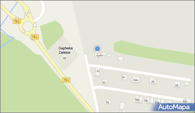 Kielce, Łopuszniańska, 72, mapa Kielc