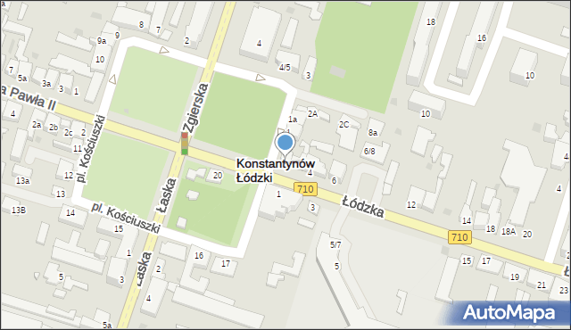 Konstantynów Łódzki, Łódzka, 2, mapa Konstantynów Łódzki