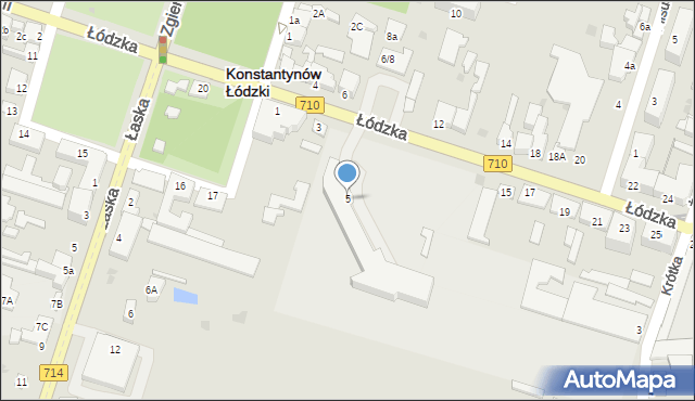 Konstantynów Łódzki, Łódzka, 5, mapa Konstantynów Łódzki