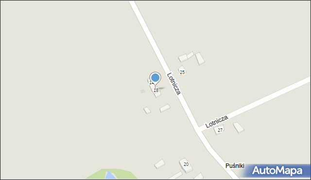 Kutno, Lotnicza, 18, mapa Kutno