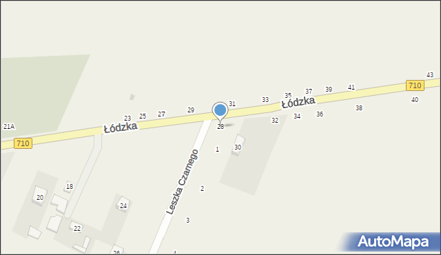 Kwiatkowice, Łódzka, 28, mapa Kwiatkowice