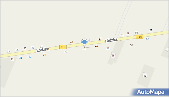 Kwiatkowice, Łódzka, 42, mapa Kwiatkowice