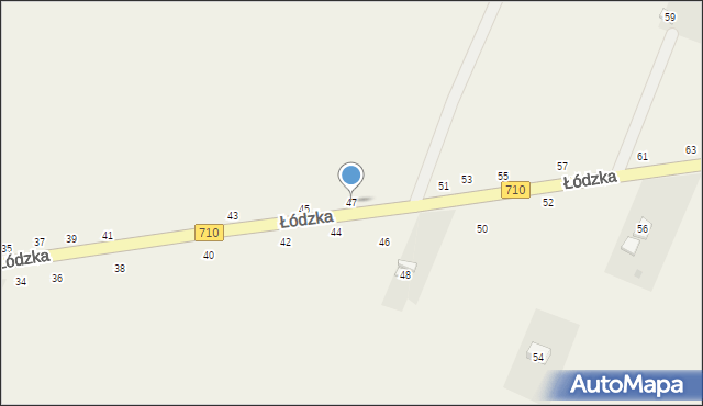 Kwiatkowice, Łódzka, 47, mapa Kwiatkowice