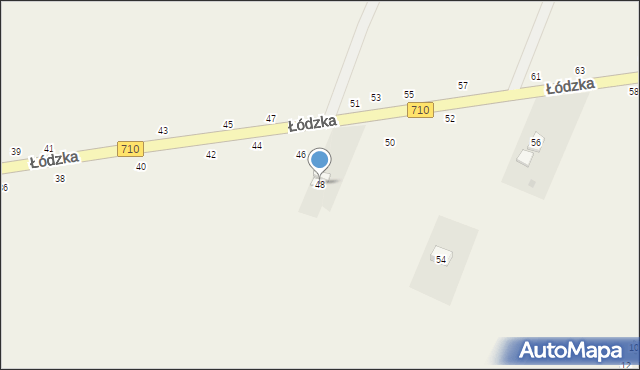 Kwiatkowice, Łódzka, 48, mapa Kwiatkowice