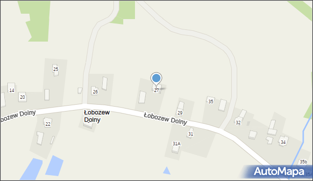 Łobozew Dolny, Łobozew Dolny, 27, mapa Łobozew Dolny