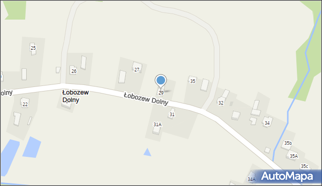 Łobozew Dolny, Łobozew Dolny, 29, mapa Łobozew Dolny