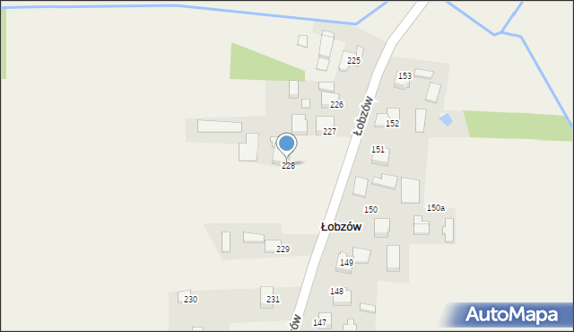 Łobzów, Łobzów, 228, mapa Łobzów