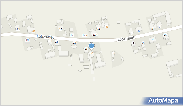 Łobzowiec, Łobzowiec, 12, mapa Łobzowiec