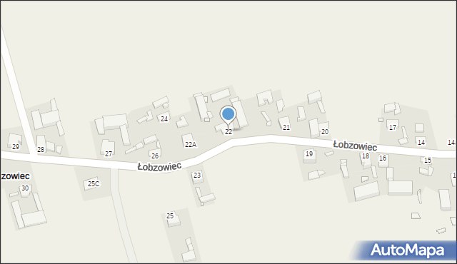 Łobzowiec, Łobzowiec, 22, mapa Łobzowiec