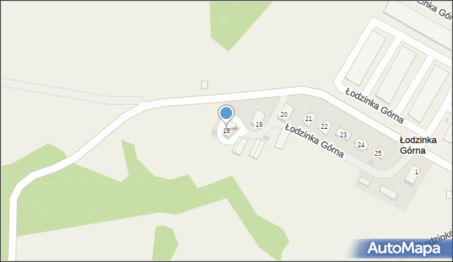 Łodzinka Górna, Łodzinka Górna, 18, mapa Łodzinka Górna